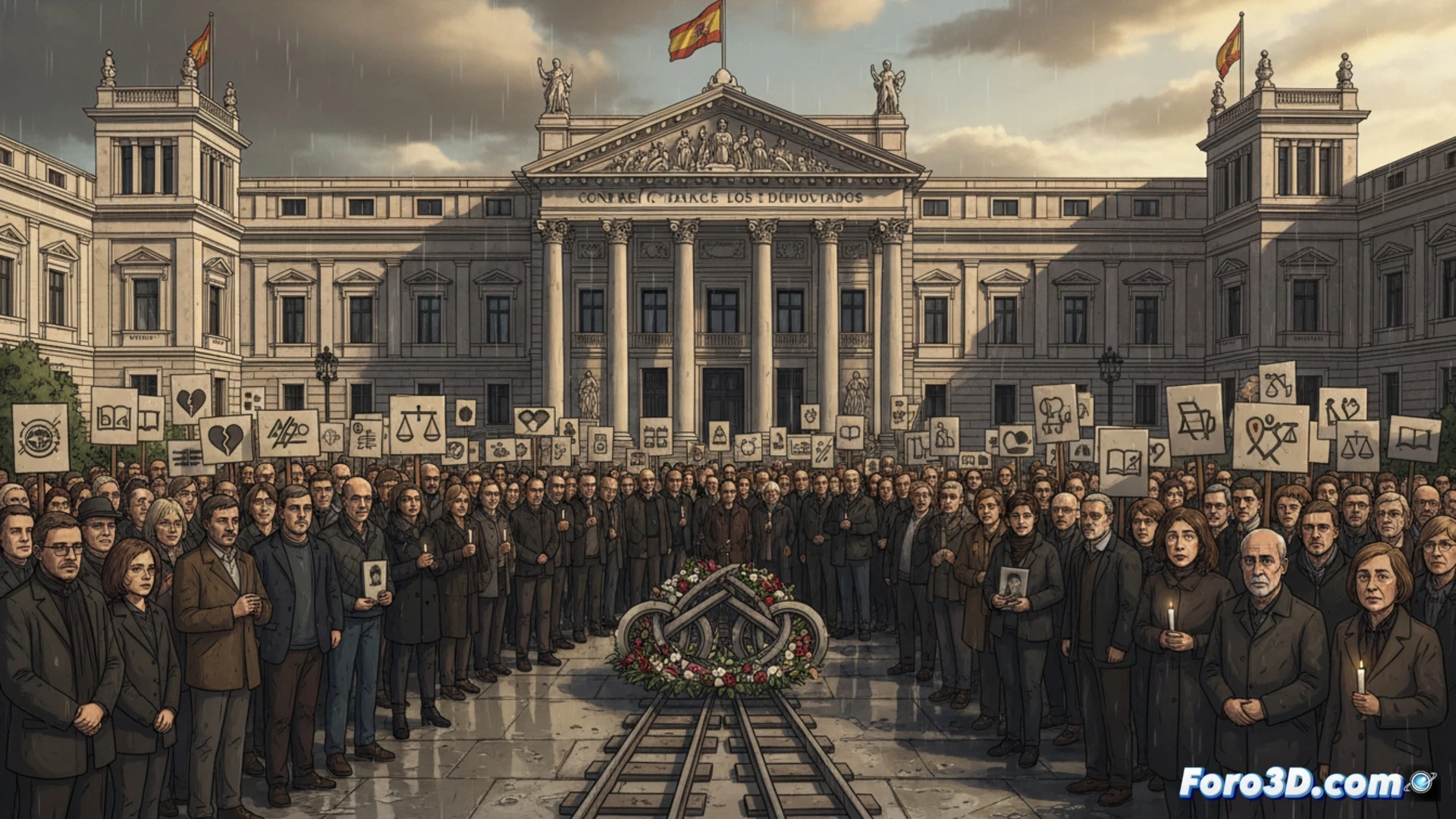 Víctimas de Adamuz exigen justicia ante el Congreso