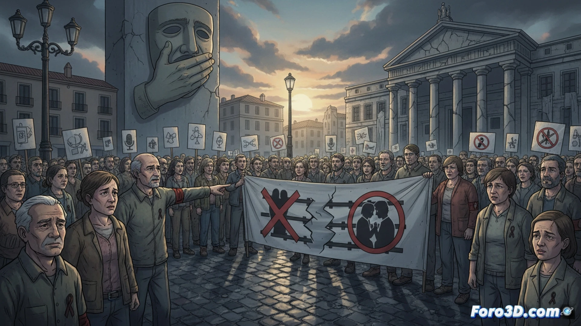 Familiares de víctimas ferroviarias protestan, denunciando negligencia y abandono en el mantenimiento de las vías.