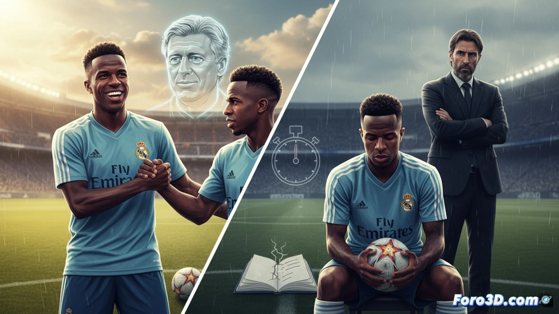 Vinícius charla con Arbeloa, recordando su etapa de aprendizaje bajo Xabi Alonso en el Real Madrid.