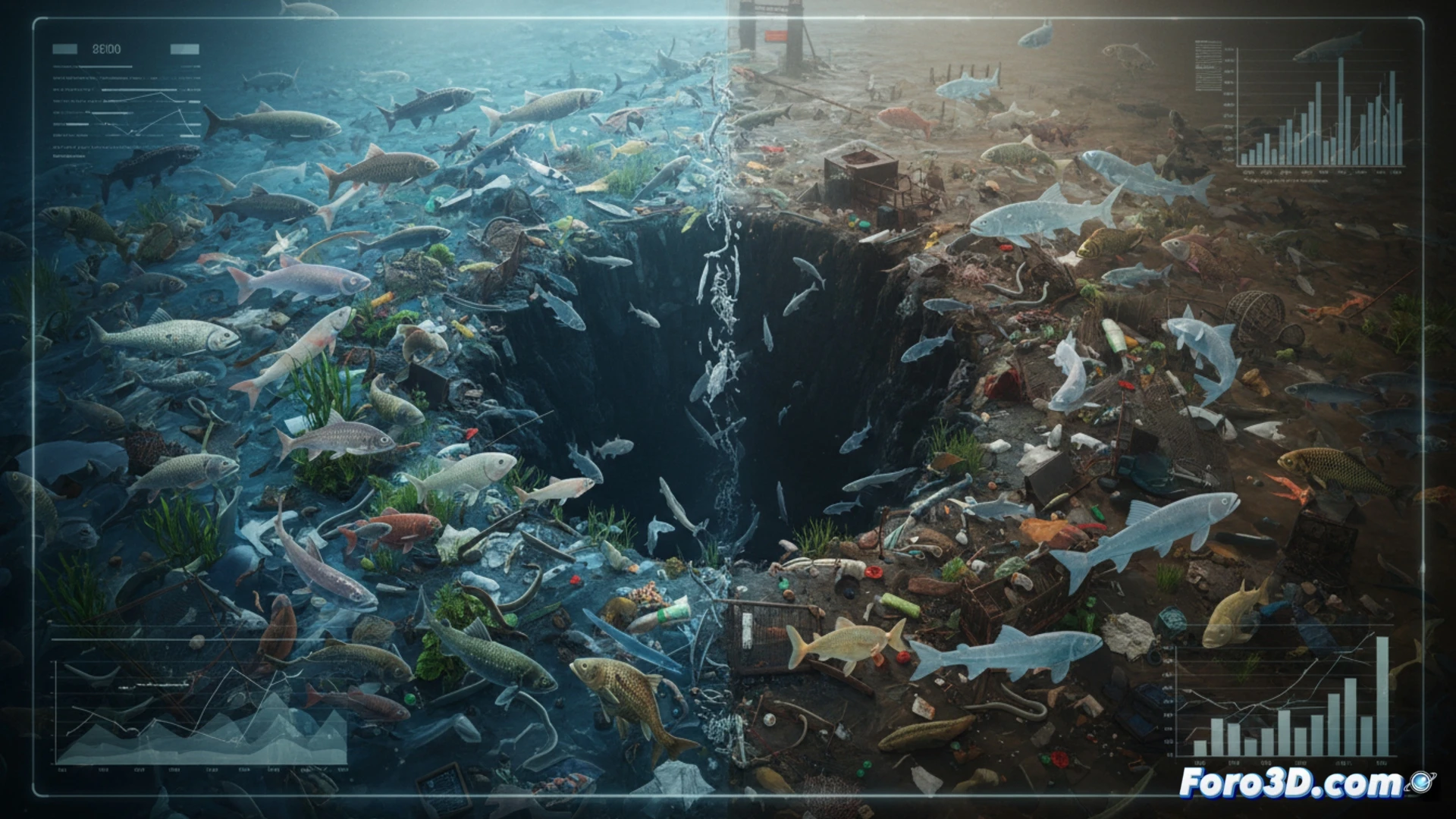 Visualizando el colapso de los peces migratorios