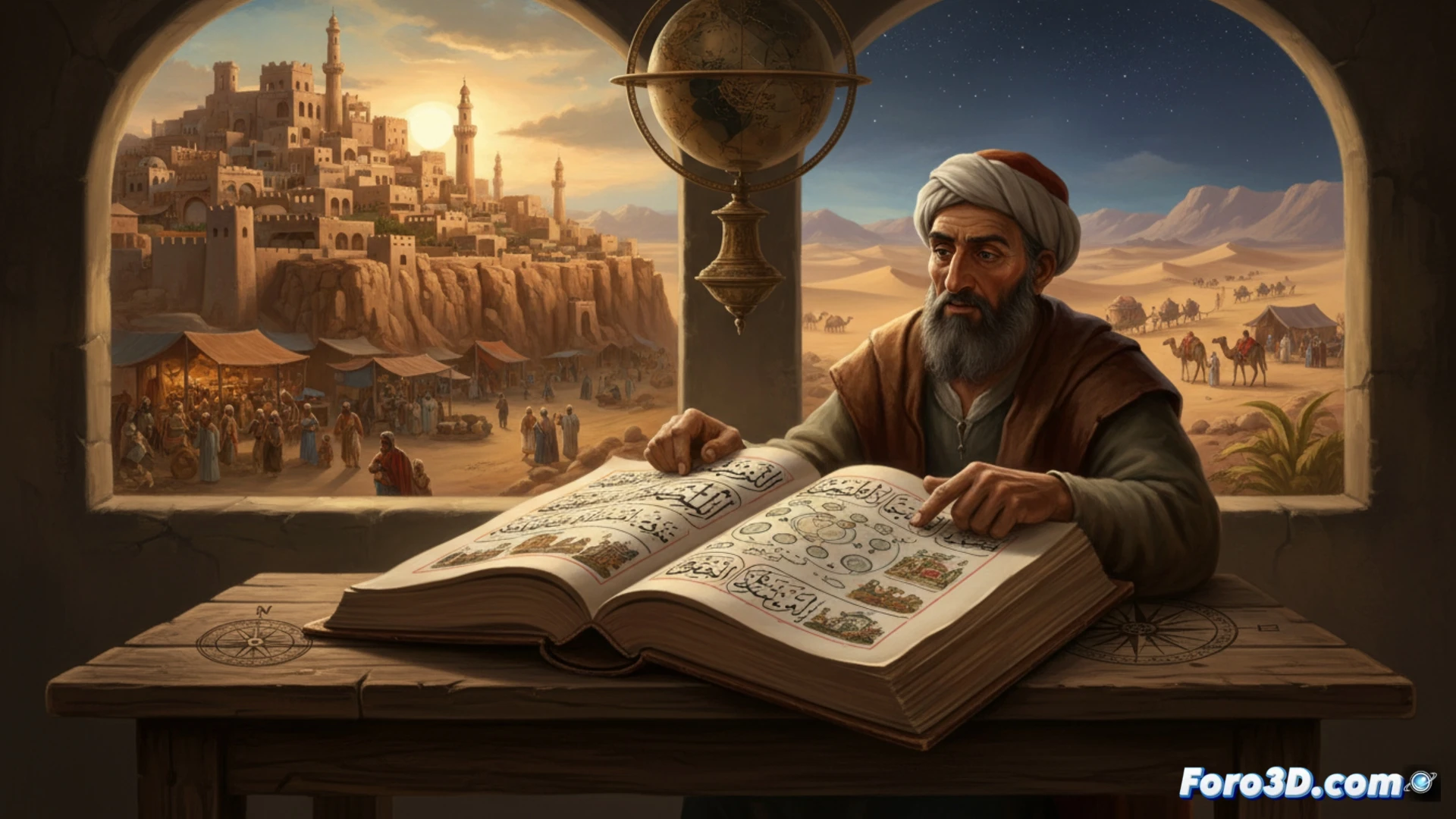 Visualizando la Historia: La Muqaddimah de Ibn Jaldún en 3D