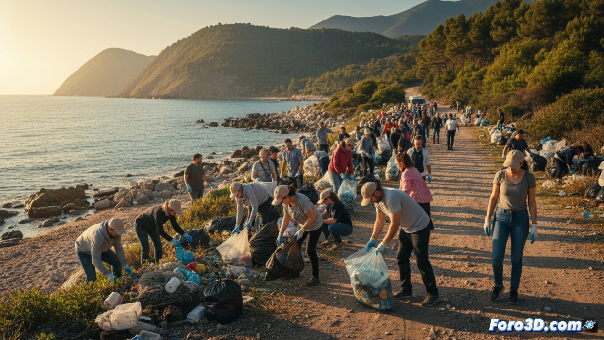Voluntarios se movilizan en el Día de la Tierra para limpiar entornos naturales
