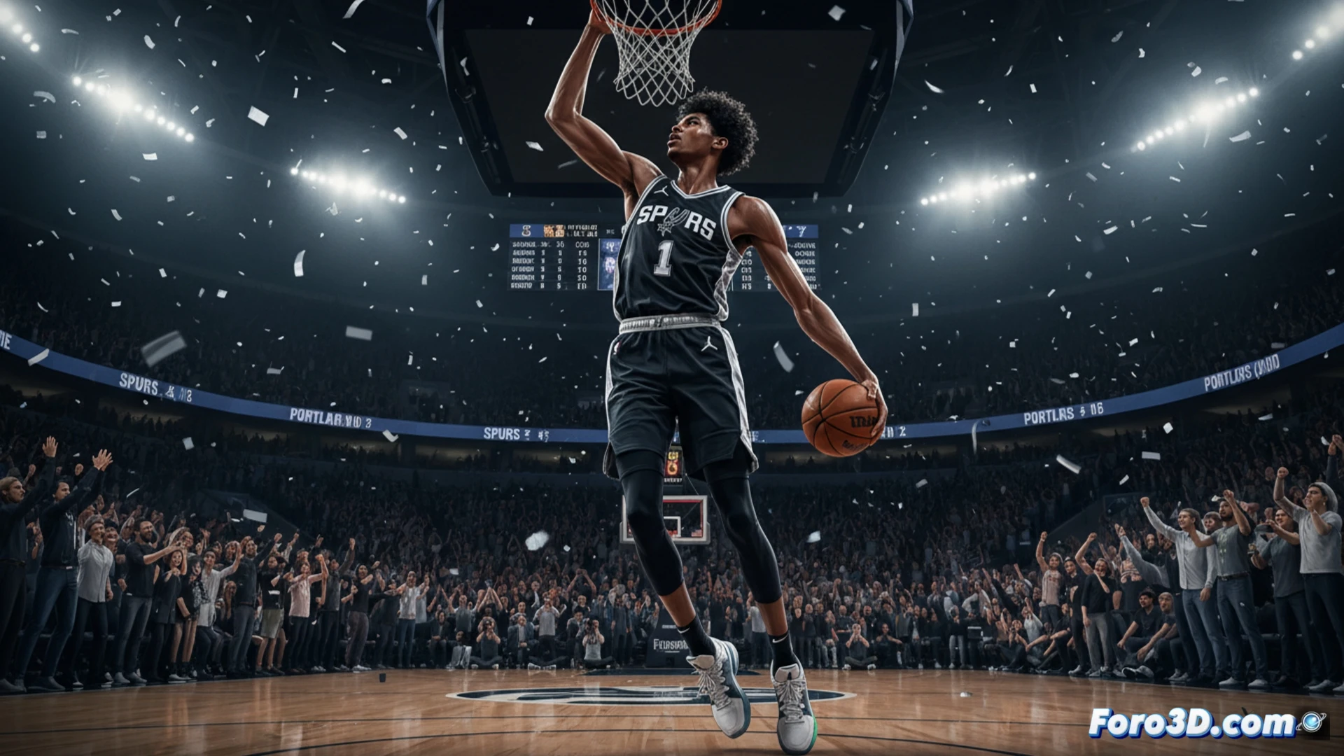 Wembanyama vuelve y remonta 19 puntos contra Portland