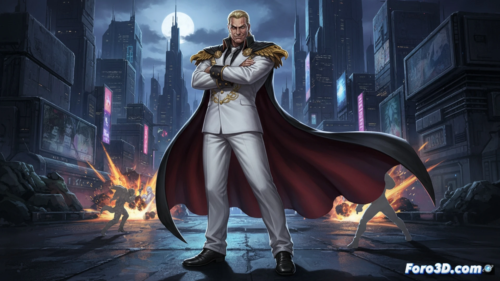 Wolfgang Krauser se alza imponente, listo para unirse al roster de Fatal Fury: City of the Wolves.