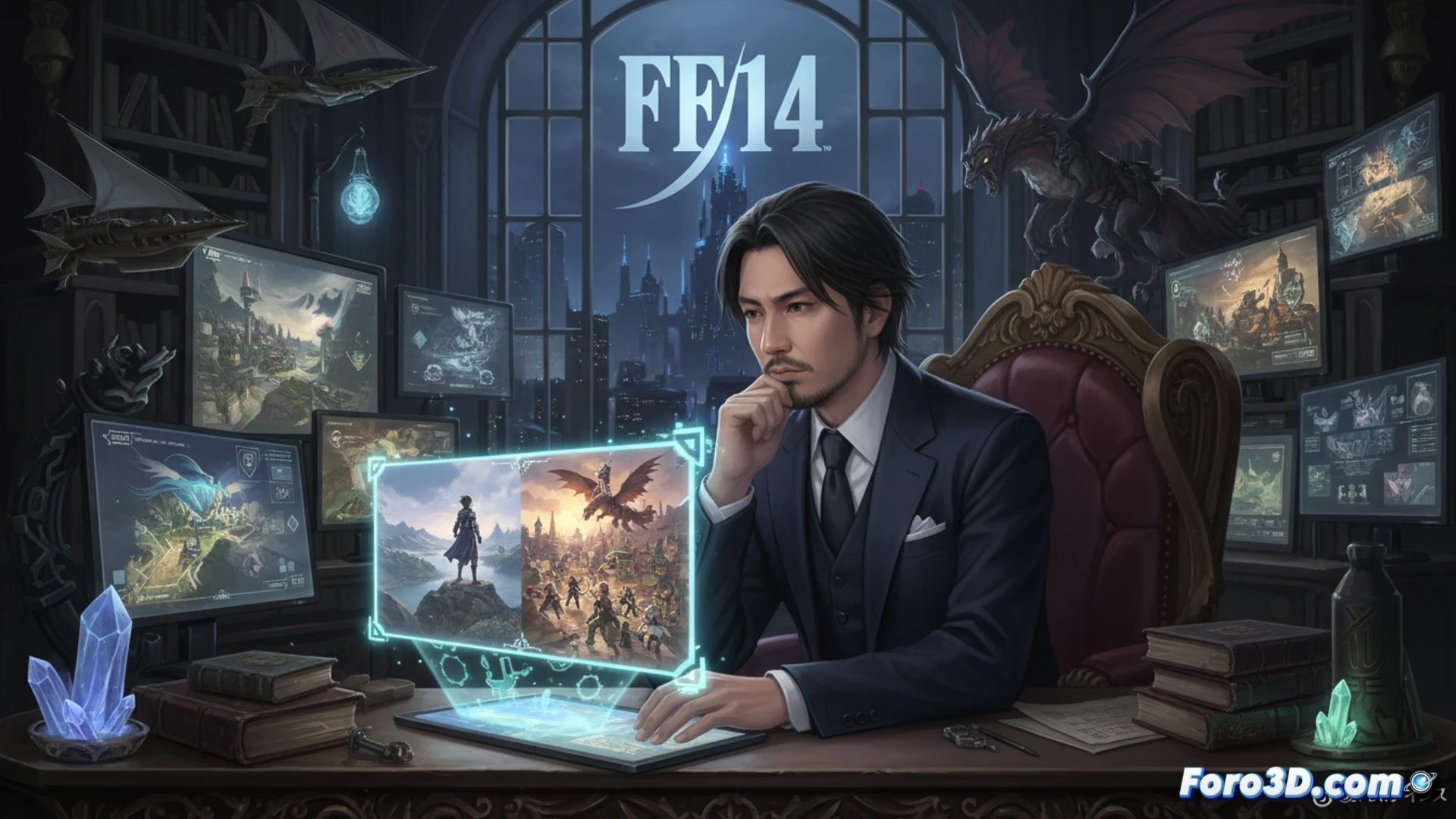 Naoki Yoshiji baraja un FF14 para un jugador: el MMO que quiere ser single, en el Fan Festival 2026.
