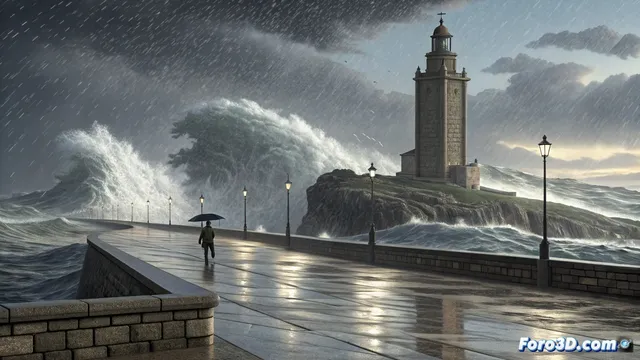 A Coruña activa avisos por temporal atlántico