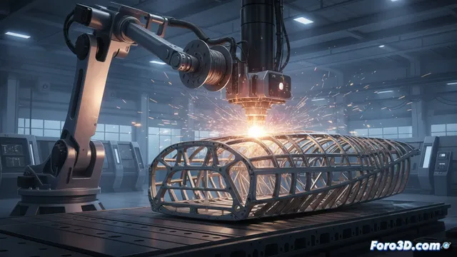 Airbus fabrica grandes piezas de titanio con tecnología wire‑ded