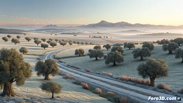 Andalucía registra un ambiente frío con mínimas bajas y posibles lluvias débiles