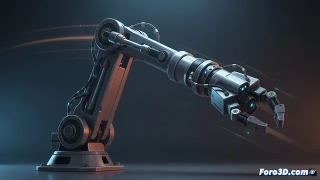 Cómo animar un brazo robótico en blender paso a paso