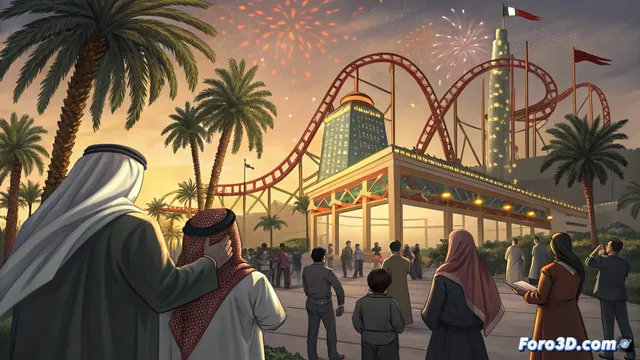 Arabia Saudí inaugura Six Flags Qiddiya, un parque temático récord