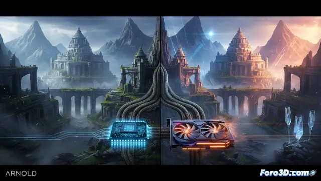 Arnold y Octane: dos formas de procesar escenas complejas