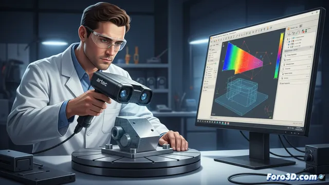 Artec 3D integra PolyWorks Inspector para mejorar la metrología