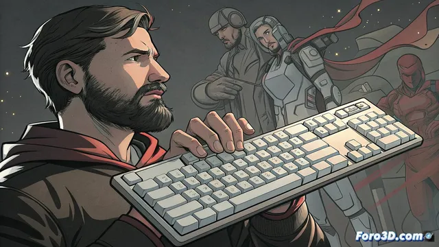 ASUS ROG presenta el teclado mecánico Falchion Ace 75 HE en CES 2026