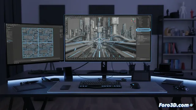Blender potencia su flujo de trabajo con IA para limpiar renders y crear texturas