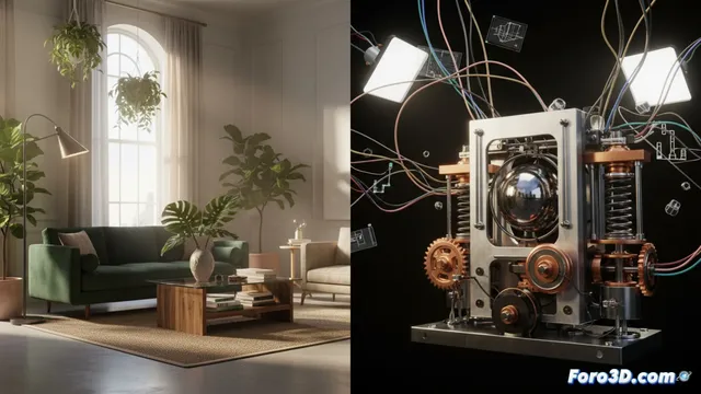 Comparar cycles y v-ray para escenas complejas