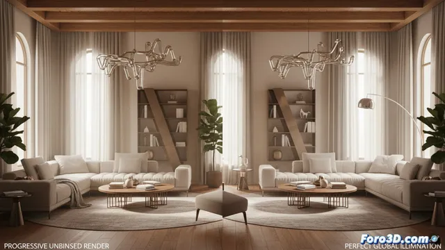 Comparar motores de render cycles e iray en proyectos complejos