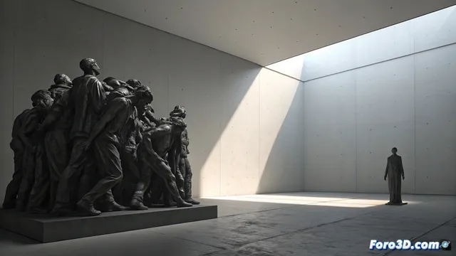 Componer con peso visual desequilibrado para generar tensión