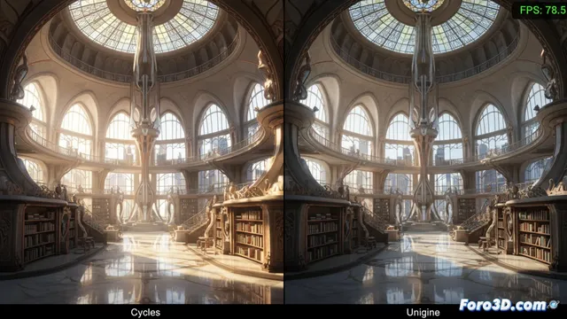 Cycles y Unigine: dos filosofías de render enfrentadas