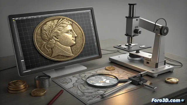 La tecnología 3D desenmascara monedas falsas