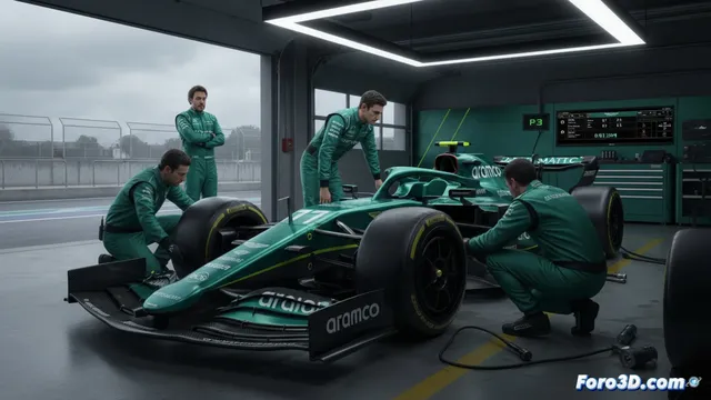 El Aston Martin AMR26 debuta tarde en los tests de Barcelona