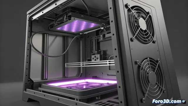 El calor degrada la pantalla lcd de una impresora de resina