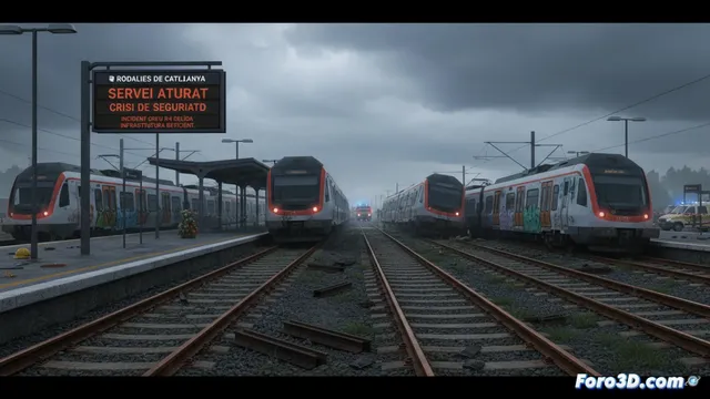 El caos en rodalies paraliza cataluña tras un accidente mortal