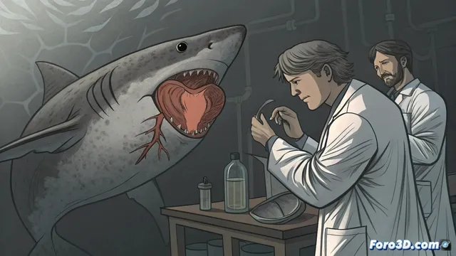 El corazón del tiburón de Groenlandia acumula daños extremos con la edad