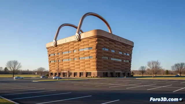 El edificio Longaberger, una cesta gigante que busca ocupante