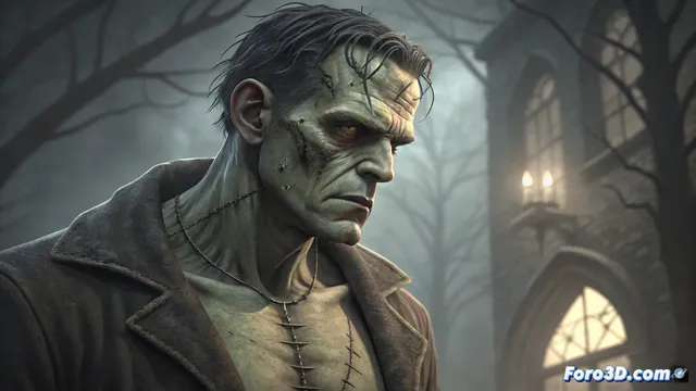 El equipo de efectos visuales da vida al monstruo de Frankenstein para The Spark of Life