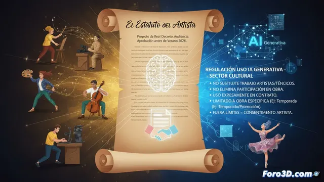 El estatuto del artista define normas para usar inteligencia artificial