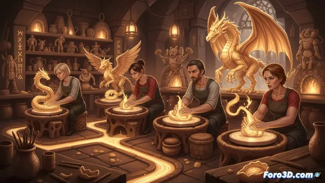 Double Fine anuncia Kiln, un videojuego multijugador de combate y creación con arcilla