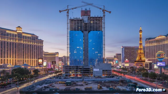 El Fontainebleau Resort en Las Vegas abre tras una larga pausa