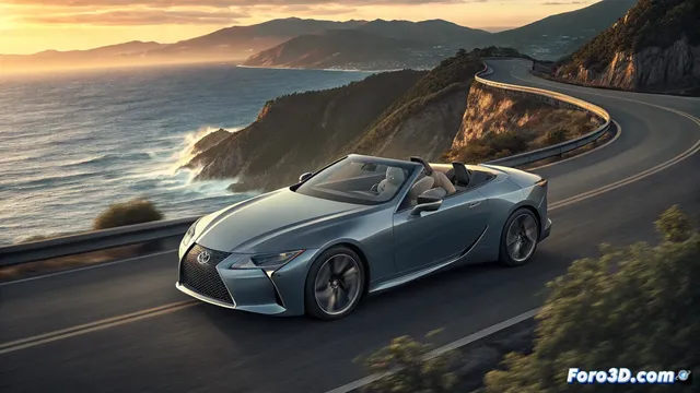 El Lexus LC 500 Convertible 2026 mantiene su esencia deportiva