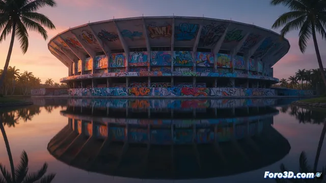 El Miami Marine Stadium: de icono deportivo a lienzo urbano abandonado