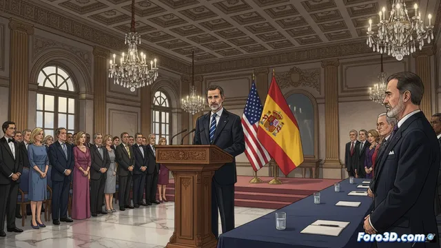 El monarca español subraya la relación con Estados Unidos y la OTAN