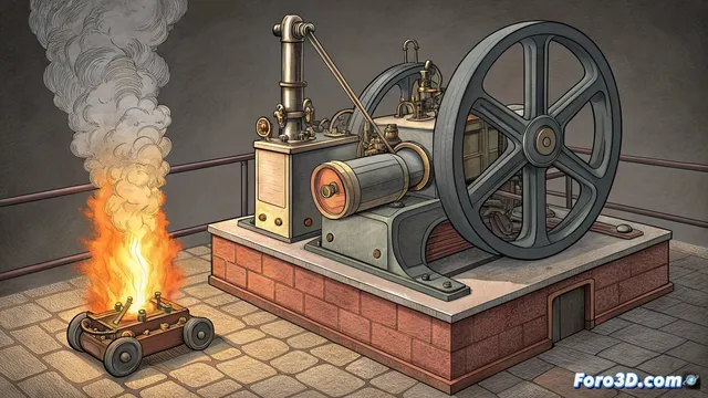 El motor Stirling: un motor térmico de ciclo cerrado