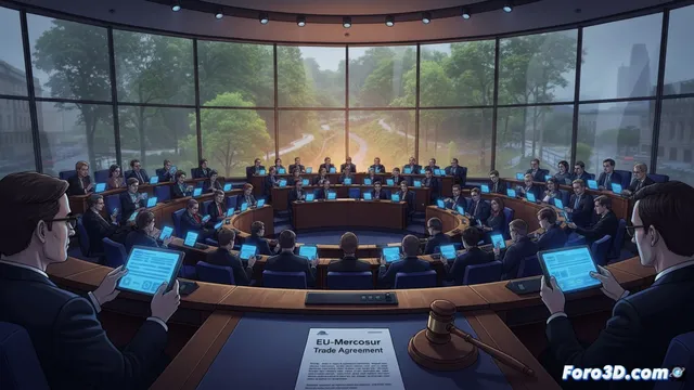 El parlamento europeo solicita revisar el acuerdo comercial con mercosur