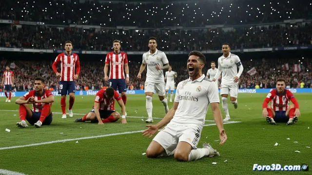 El Real Madrid supera al Atlético en un derbi con dominio local