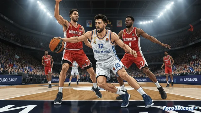 El Real Madrid supera al AS Monaco en la Euroliga