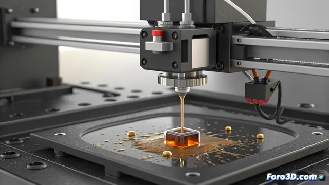 El sensor de nivel de resina falla por residuos curados