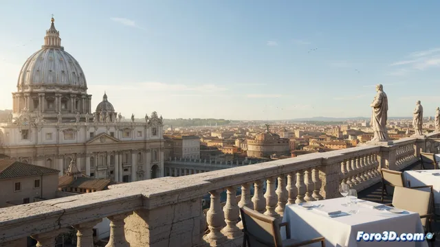 El Vaticano construye un restaurante con vistas a Roma en la terraza de San Pedro