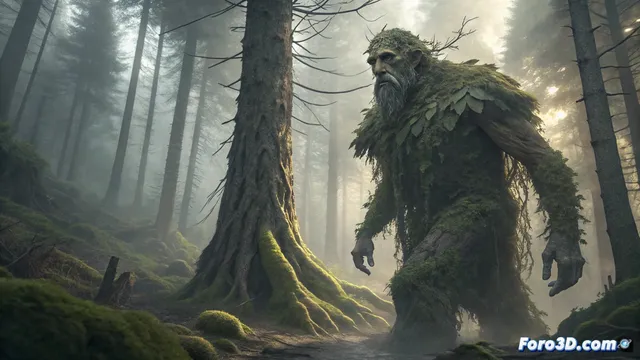 El viejo de los bosques: un guardián en los Pirineos