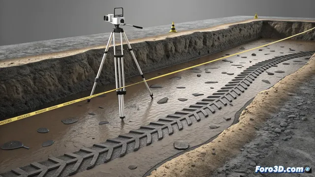 El escaneo 3d revoluciona el análisis forense de huellas de neumático