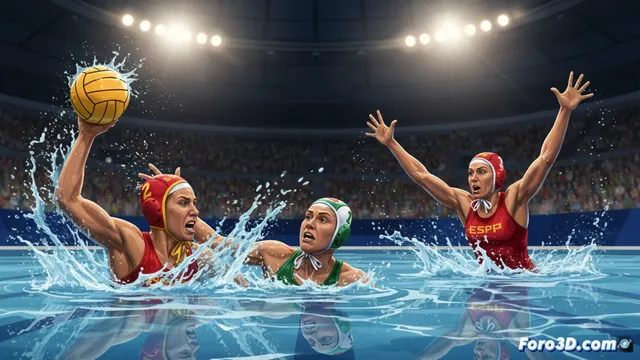 La selección española de waterpolo femenino cae ante Hungría en su debut europeo