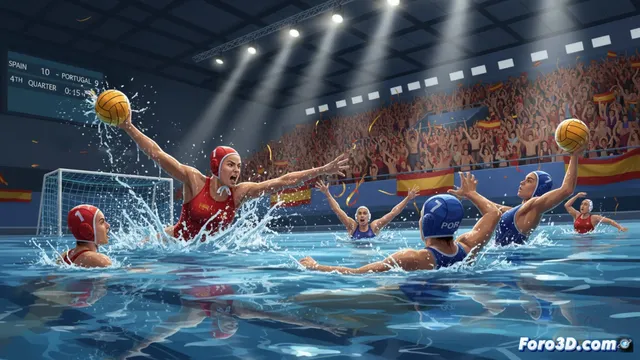 España gana su primer campeonato de Europa de waterpolo femenino