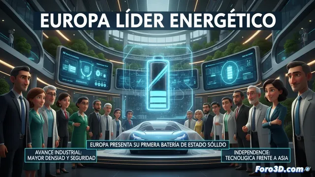 Europa presenta su primera batería de estado sólido y China reacciona