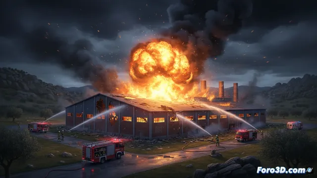 Explosión e incendio en fábrica de galletas de Grecia deja cuatro fallecidas