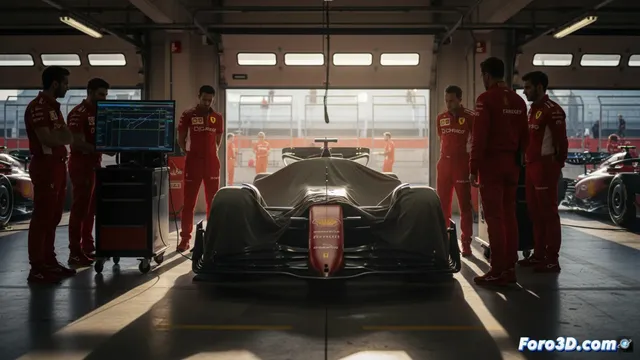 Ferrari omite el primer día de test en Barcelona para ajustar el coche en fábrica