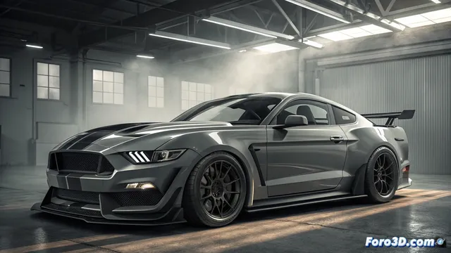 Ford Mustang Dark Horse luce un kit de carrocería de Verstappen