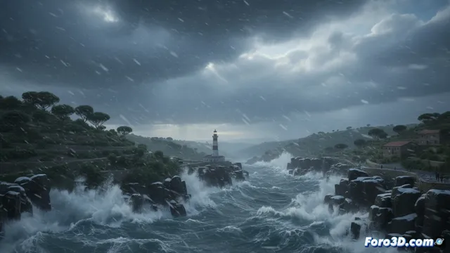 Galicia activa alerta roja por temporal costero y nevadas